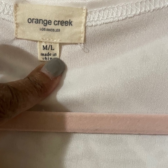 Orange Creek (M/L) White Boho Romantic Fairy Lace Overlay Feminine Maxi Dress - Picture 2 of 2